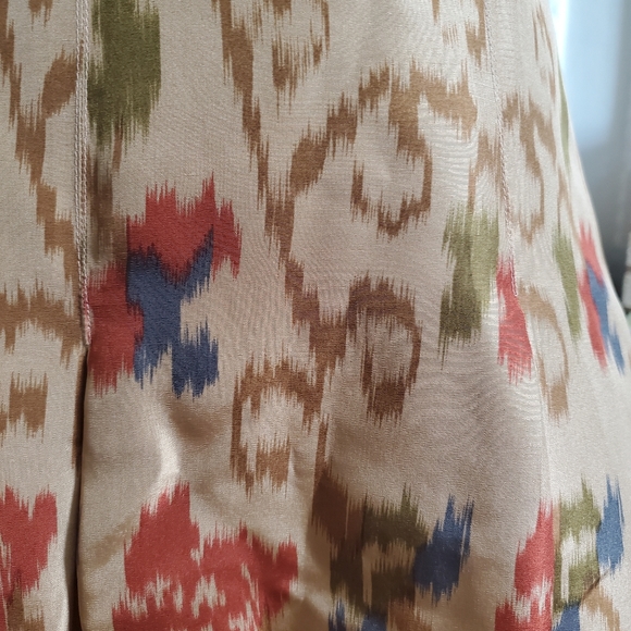 J. Jill Pleated Silk Skirt 6 Petite NWOT - Picture 5 of 10